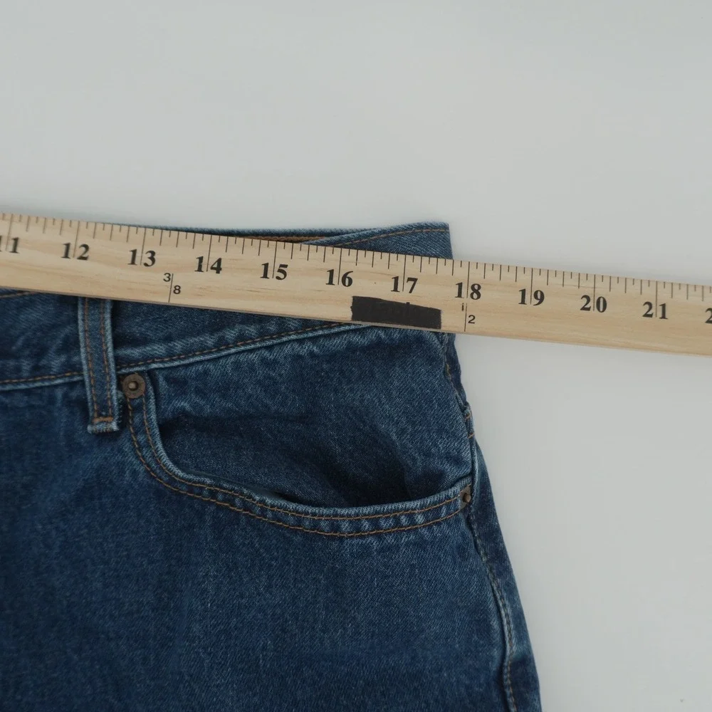 Levis 550 Relaxed Fit Tapered Leg Jeans Mens 35x28 Blue Medium Wash Denim